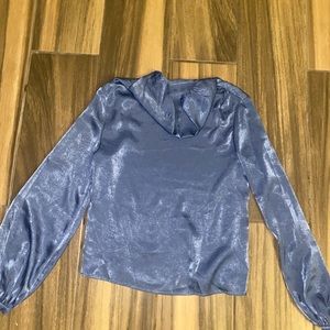 Shiney blue blouse